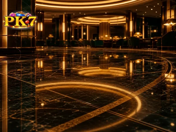 PK7 live casino lobby preview on the homepage
